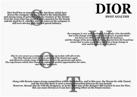 dior swot|dior pestle analysis.